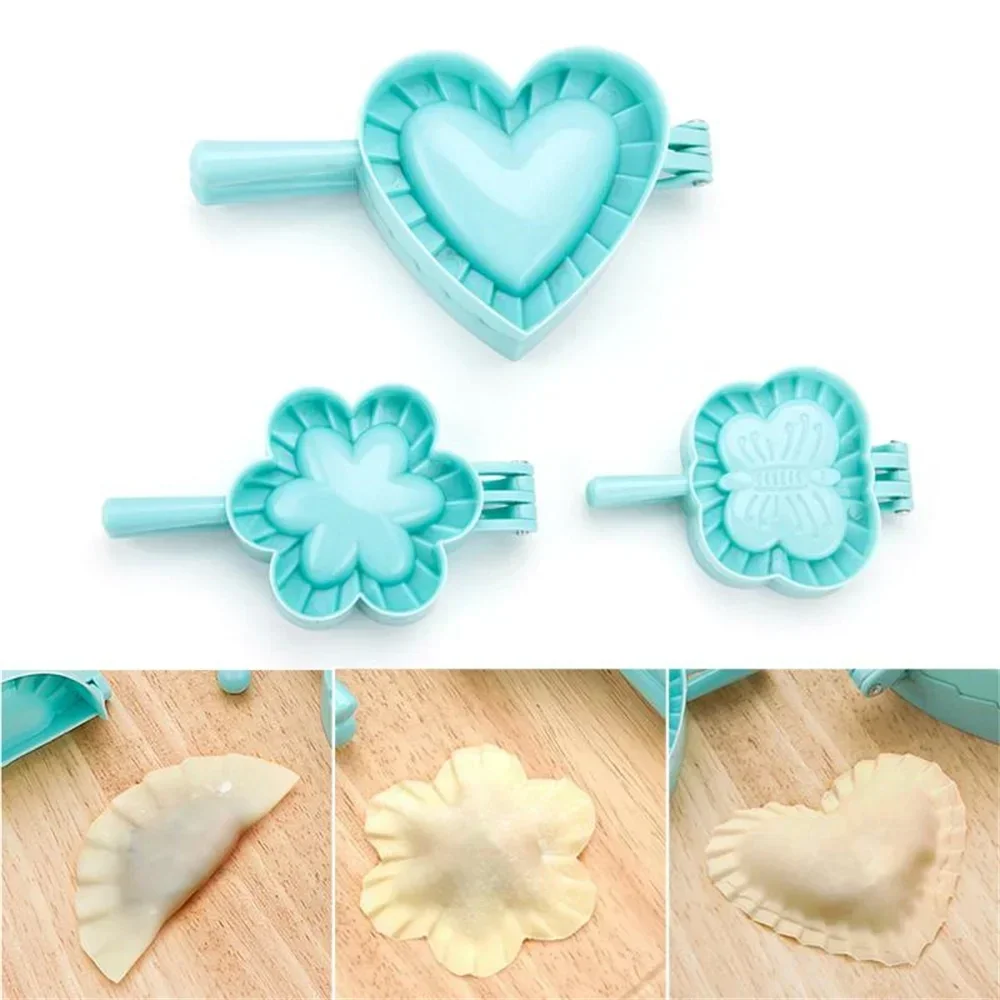 Kitchen Dumpling Mold Heart Butterfly Flower Shape DIY Dumplings Making Dough Press Pie Dumpling Ravioli Mold - Image 3