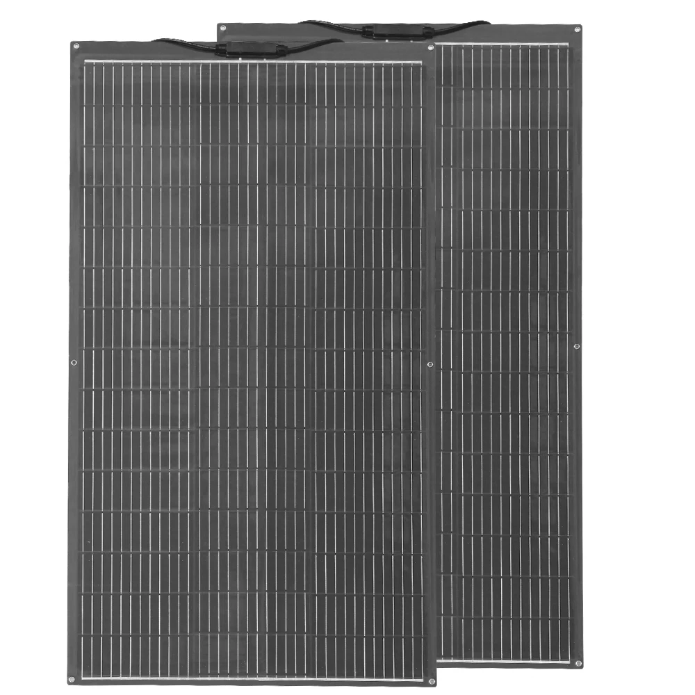 BOGUANG 24.75v Solarpanel Flexibel Monokristallines China 200W 400W Monokristalline Solarmodul Wasserdichte Solarpanels Aufladen 12V 24V Camping/Haus/RV Balkon CE Solar Panel charger