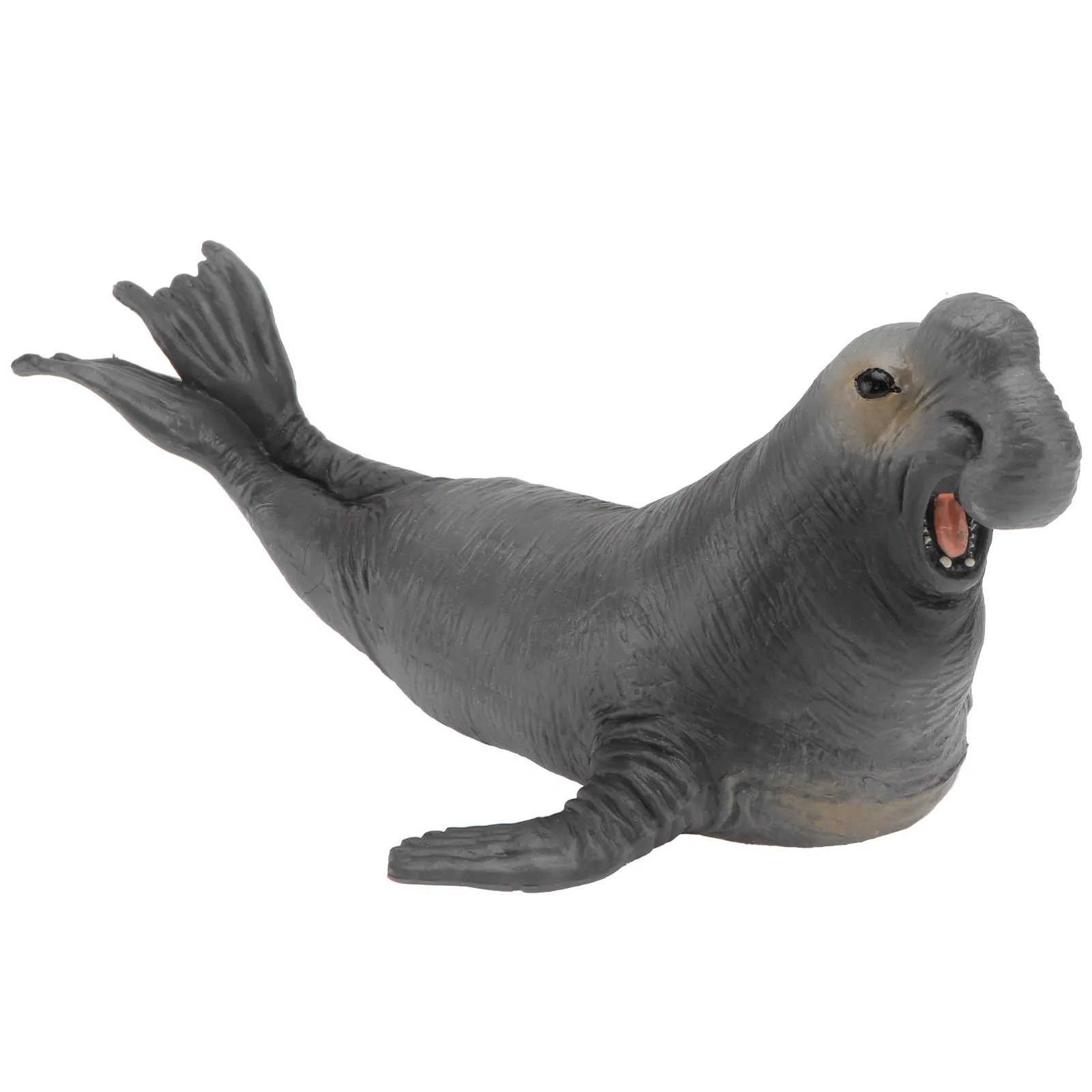 

1Pcs Simulation Elephant Seal Ornament Premium Plastic Marine Life Decor for Kids Room Classroom Garden Home Decoration