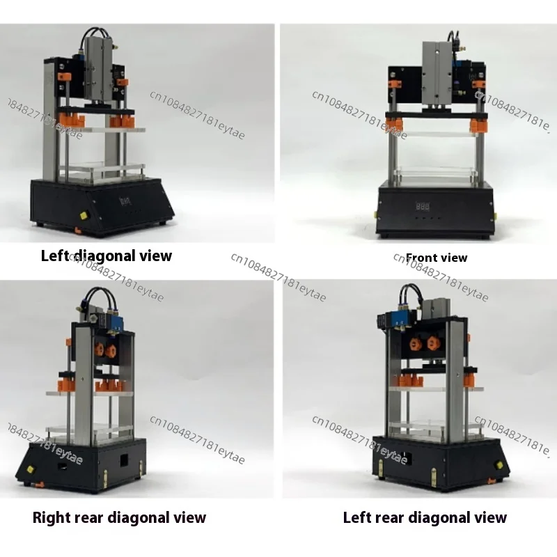 Pneumatic PCB Test Fixture Universal Frame Time Delay PCBA Tester Stroke 60mm ICT Circuit Board Testing