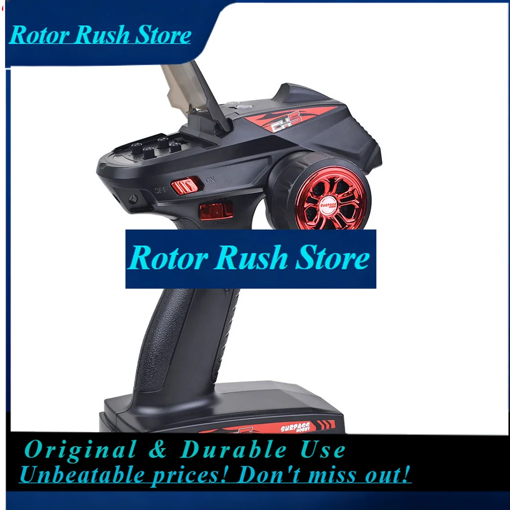 RoRuSRC CH6G CH6 CH5 CH4 2.4G 4CH 5CH 6CH Transmitter W/ X6FG Gyro Receiver 2.4G Remote Control For 1/10 1/8 RC Car Boat Tank Cr