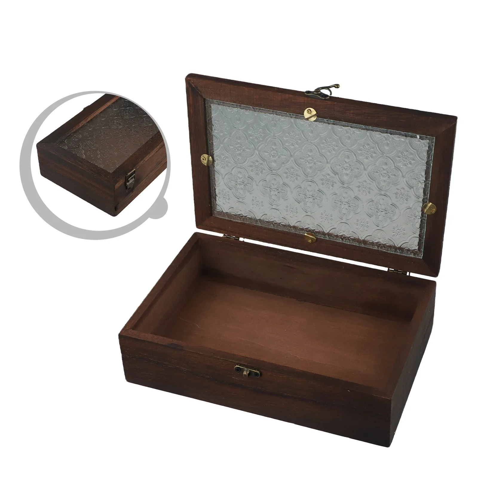 Customer Service Desktop Storage Desktop Storage Retro Design Nordic Usage Vintage Design Glass High Quality Use