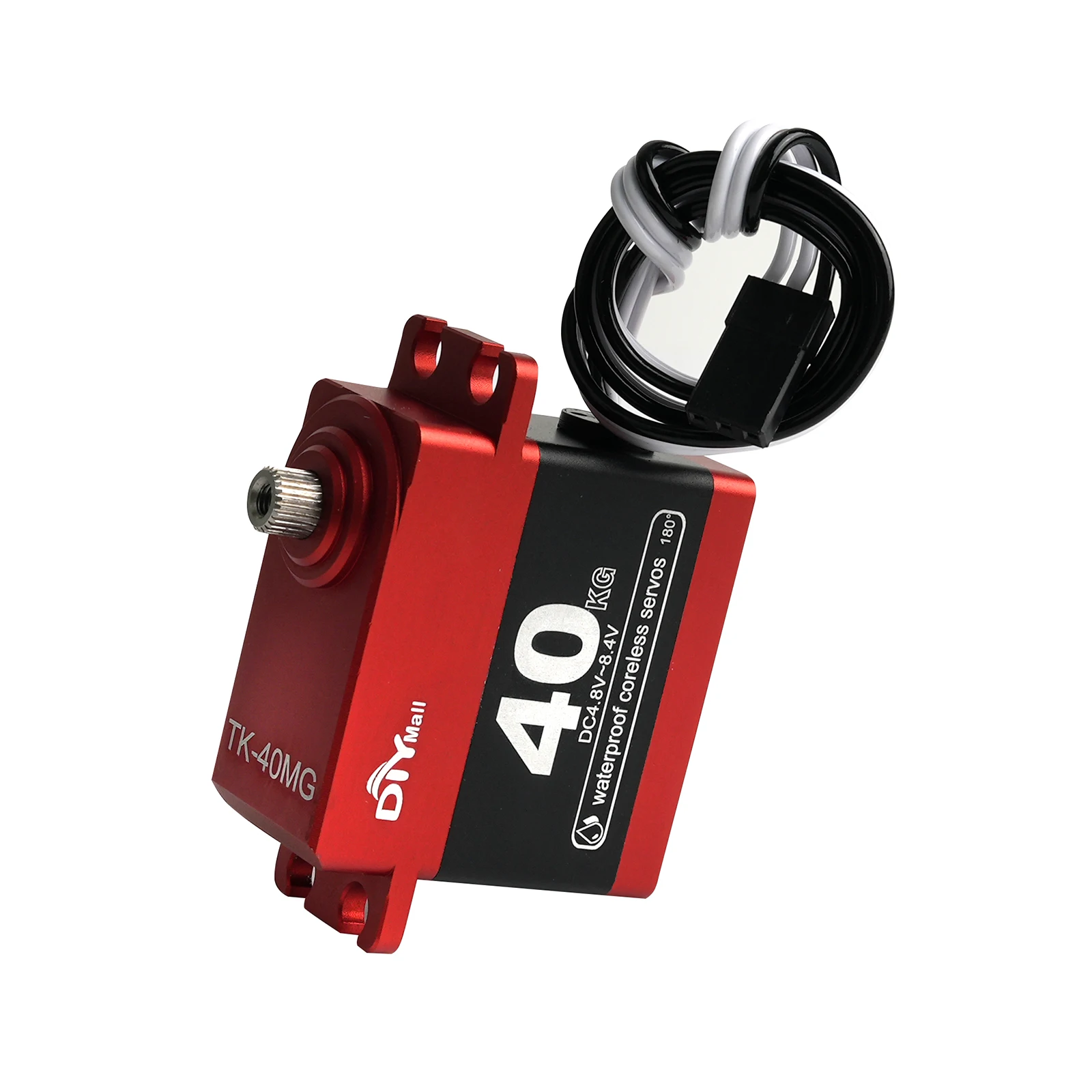 TK-40MG 40kg High Torque Digital Servo Coreless Motor Full Metal Gear Steering Servo for 1/8 1/10 1/12 RC Car Model Robot DIY