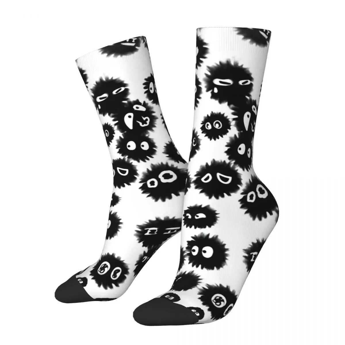 Soot Studio Socks Autumn Soot Sprite Stockings Harajuku Adults Men Soft Socks Design Running Non Slip Socks