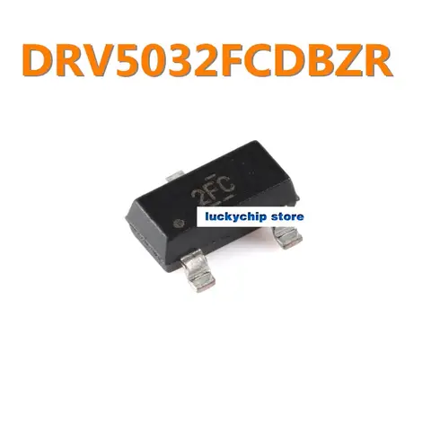 5PCS Original genuine DRV5032FCDBZR DRV5032 package SOT-23-3 digital switch Hall effect sensor chip