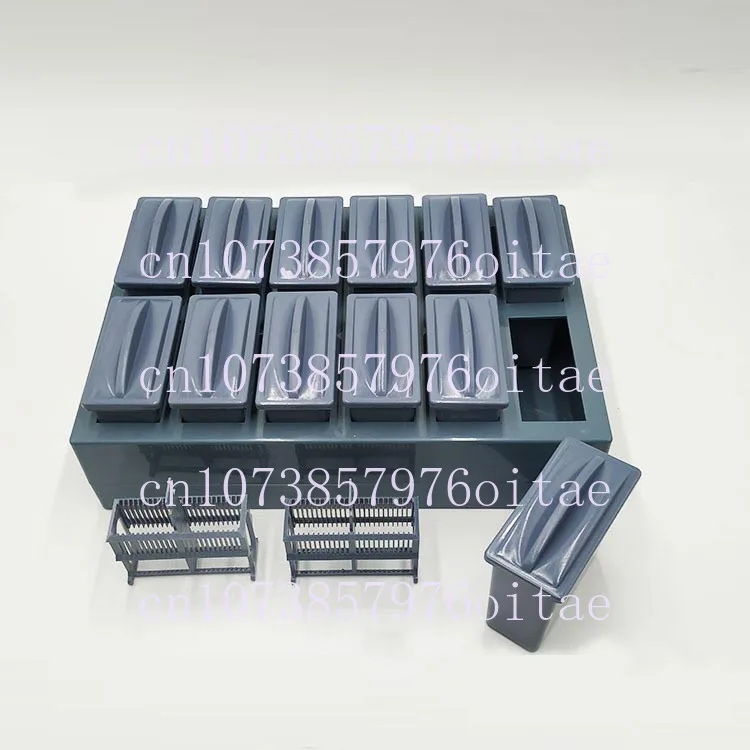 Combined Plastic Staining Jar Incubation Box Antigen Retrieval Container Immunohistochemistry Slide Staining Rack