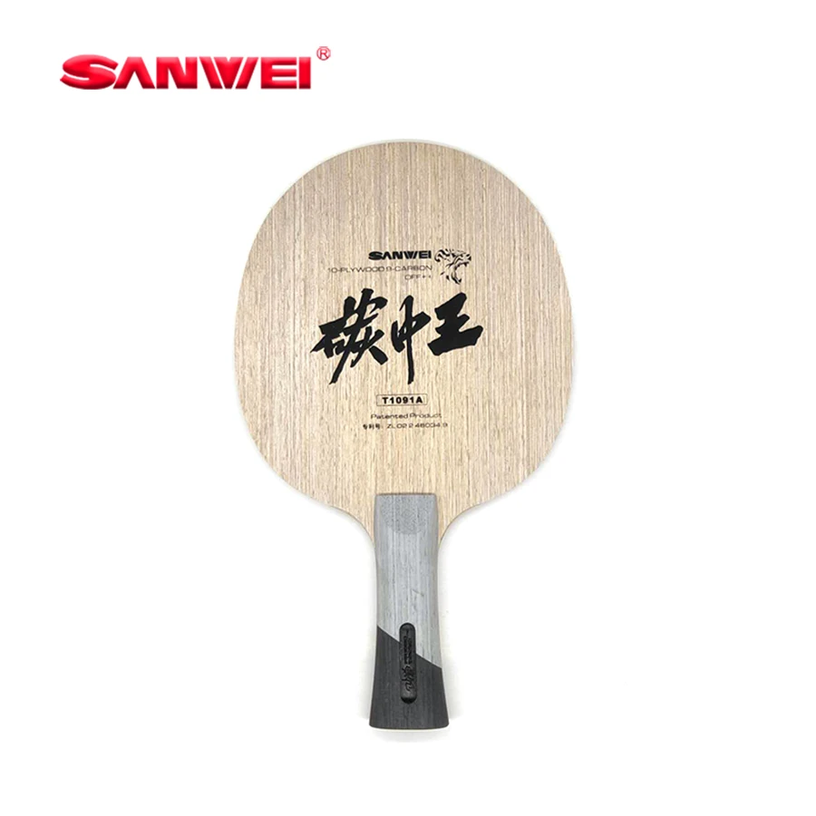 

Original SANWEI King of Carbon – T1091A Table Tennis Blade Penhold Racket Ping Pong Paddles