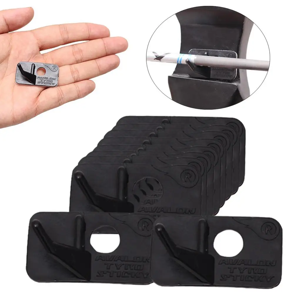 

Outdoor Adhesive Arrow Rest 10 Pieces Archery Plastic Arrow Holder for Recurve Bow Arrows