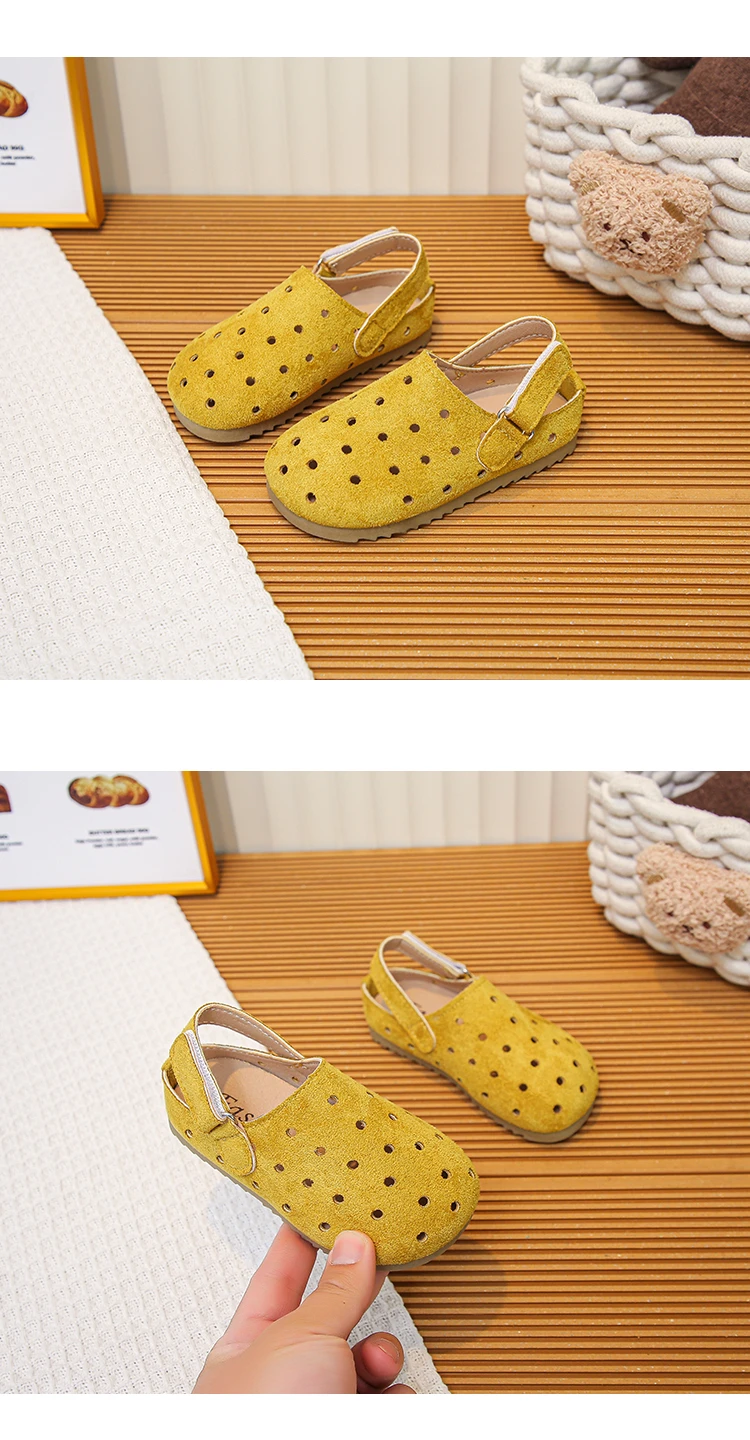 Mädchen Sommer-Sandalen: Atmungsaktive, ausgehöhlte, weiche Kinder-Freizeitsandalen – Neue, vielseitige Mode 2026, rutschfest – Detail 6