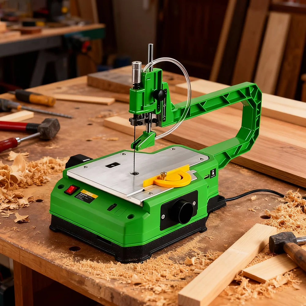 Electric Multi-Function Desktop Jigsaw Wood Panel Carving & Cutting Saw Woodworking Electric Cutting Machine