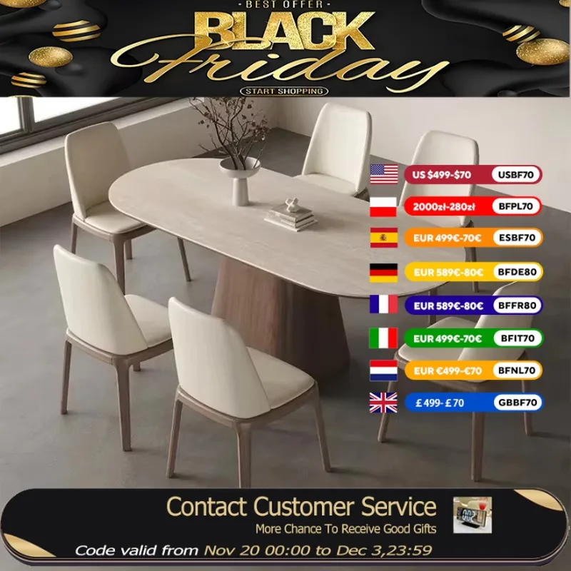 

European Designer Wooden Table Event Non Slip Office Kitchen Coffee Table Salon Living Room Mesas Para Comedor Furniture Home