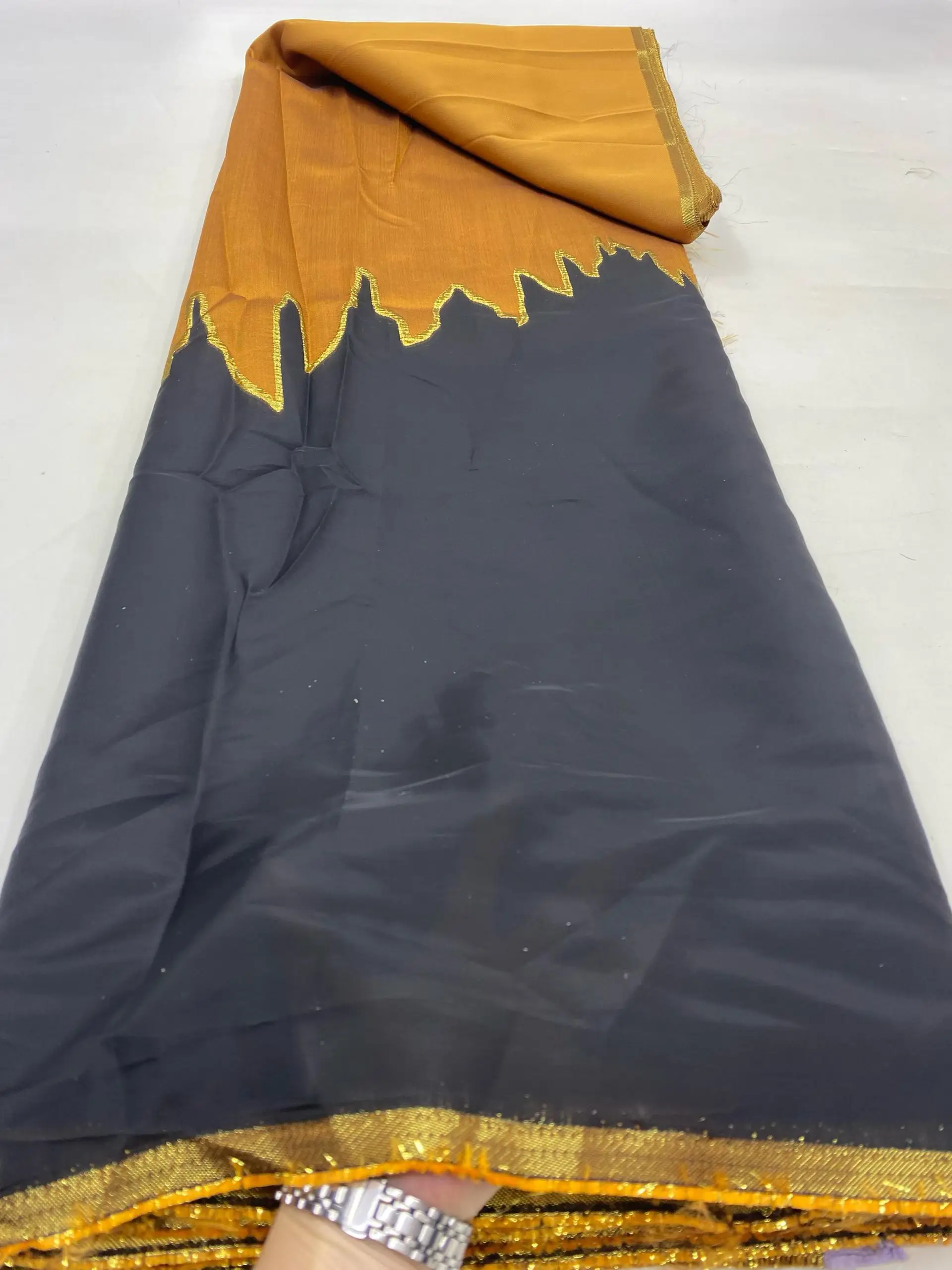 

Новое поступление, мягкая дамасская органза, африканская кружевная ткань, 2022, высокое качество, парчовая жаккардовая нигерийская кружевная ткань для вечеринки, LDP25167