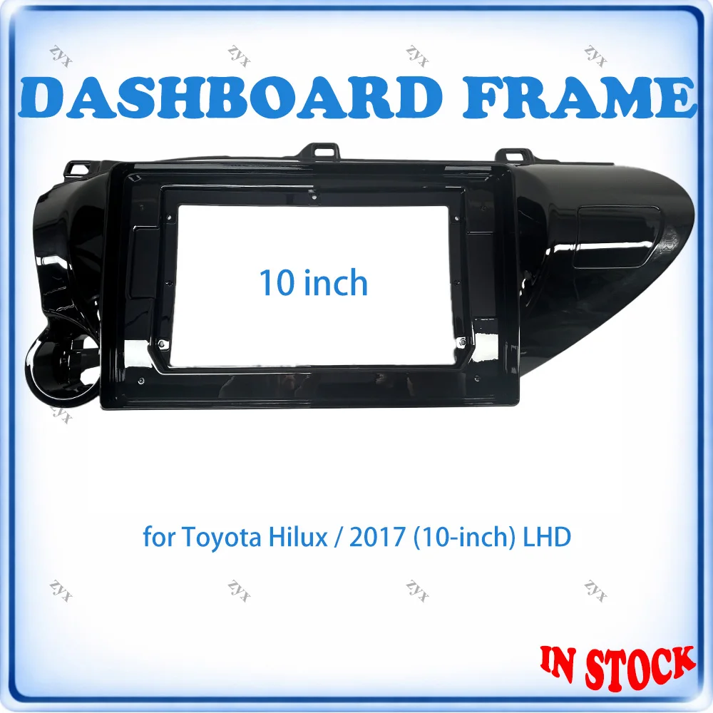 

Рамка для автомагнитолы Toyota Hilux 2017, 10 дюймов, LHD, с декодером Canbus и проводкой