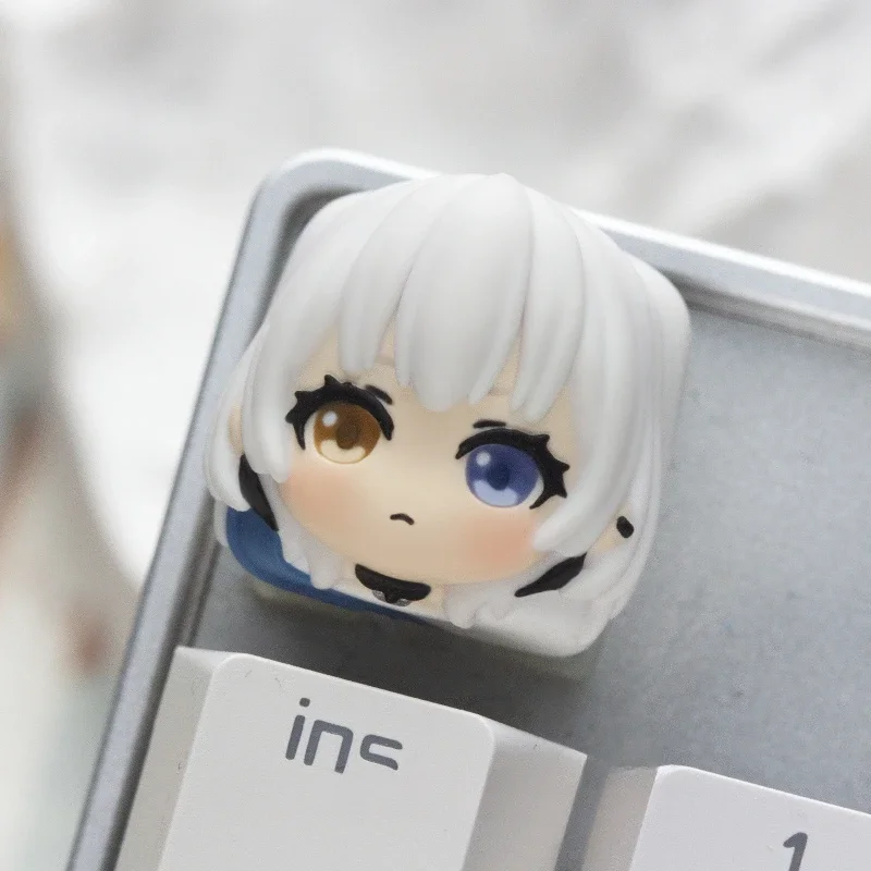 MYGO Anime Keycaps 3D Resin Jeyboard Caps Custom Anon Chihaya Artisan Keycaps for Mechanical Keyboard Accessories Rāna Kaname