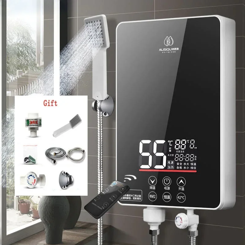 

6000W Portable Electric Water Heater Instant Heating Constant Temperature Bathroom Shower Machine Energy-saving heater