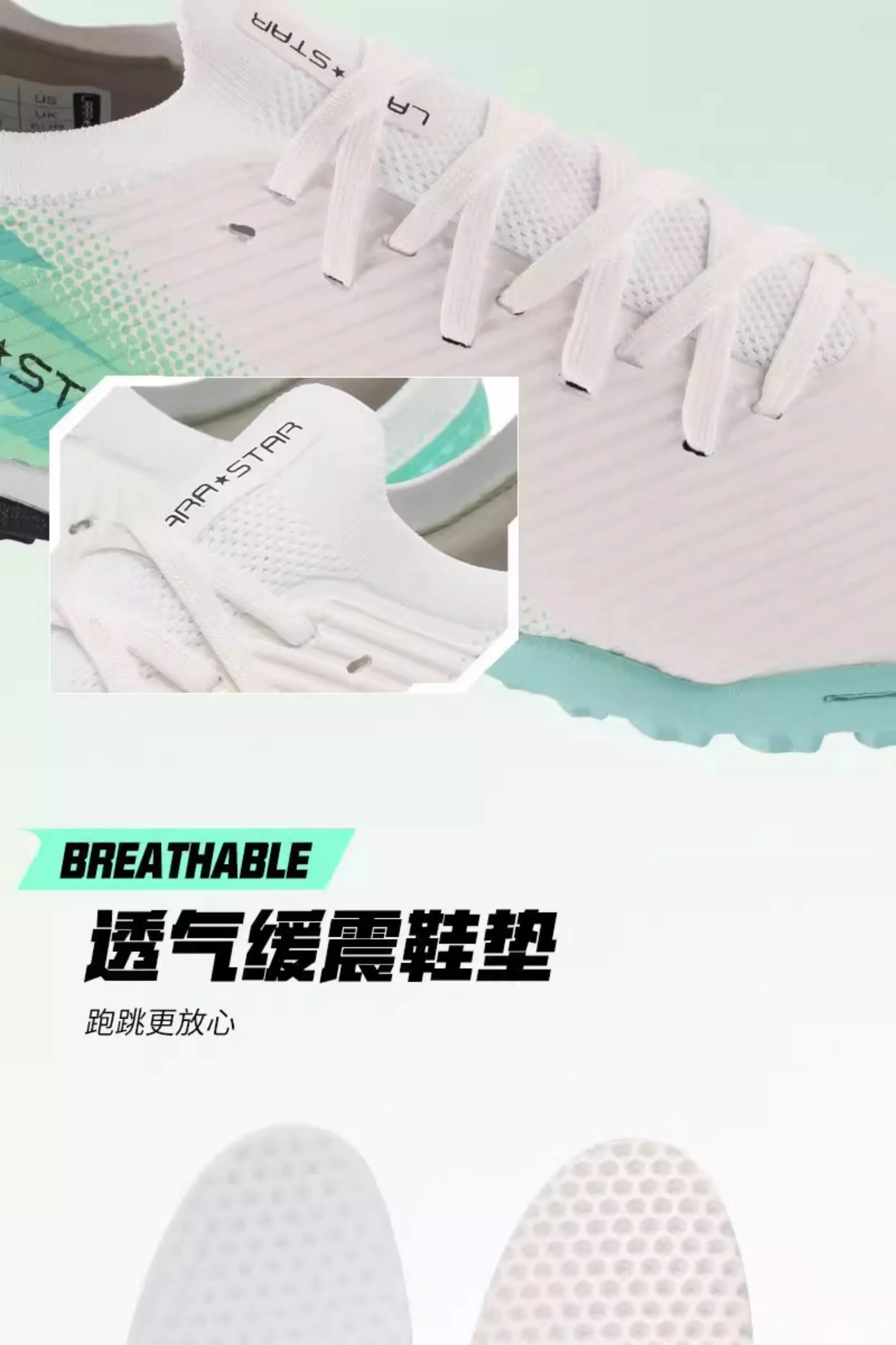 Hot-selling 2025 New Unisex Breathable Training Soccer Shoes Anti-slip Training Soccer Shoes Wear-resistant