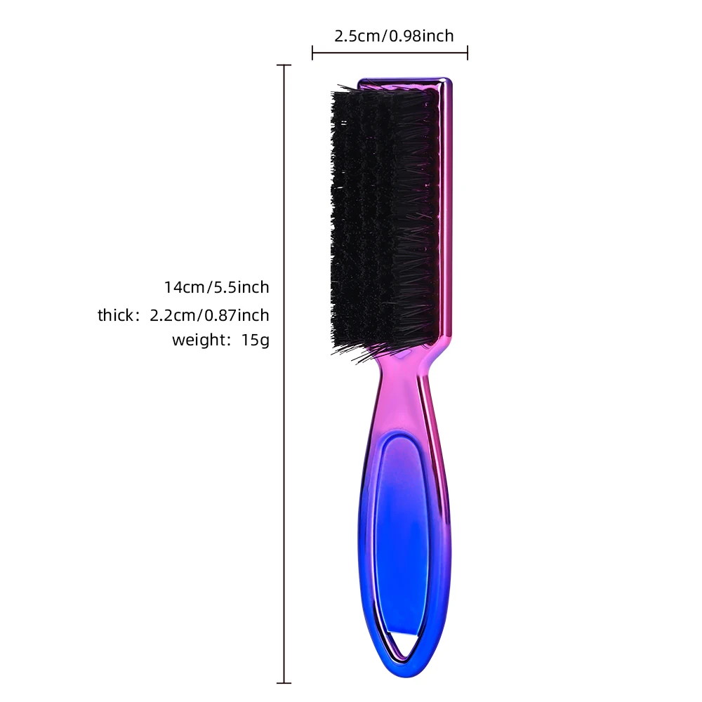 Colorful Barber Neck Face Duster Brush Salon Cutting Cleaning Thumb Hairbrush Hair Sweep Styling Make Tools