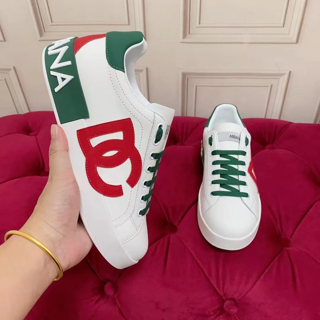 New High-end Italian-style Men's Lace-up Sports Casual Shoes, Fashionable and Versatile Women's Luxury Casual Shoes