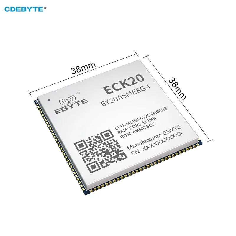 نظام سلسلة iMX6ULL Core Board CDEBYTE ECK20 على اللوحة Linux QT 256/512MB DDR3 1GB/8GB eMMC فتحة ختم من الدرجة الصناعية
