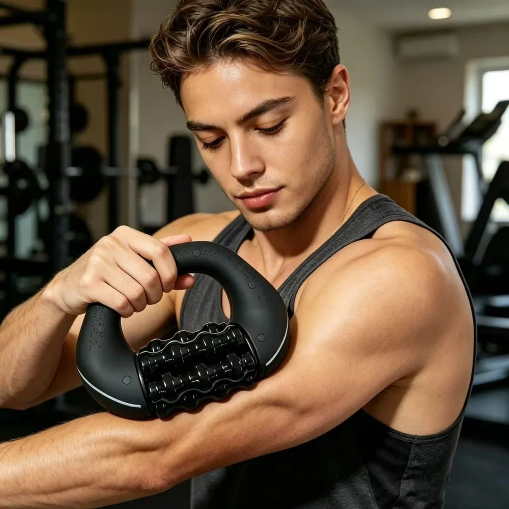Portable Muscle Massage Roller for Fitness Recovery Self Massage Tool for Athletes Workout Relaxation Equipment for Gym Legs Arms Back Body