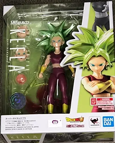 In Stock Bandai S.H.Figuarts DRAGON BALL Caulifla Original Genuine Anime Figure Model T S.H.F Toy Action Figures Collection Doll