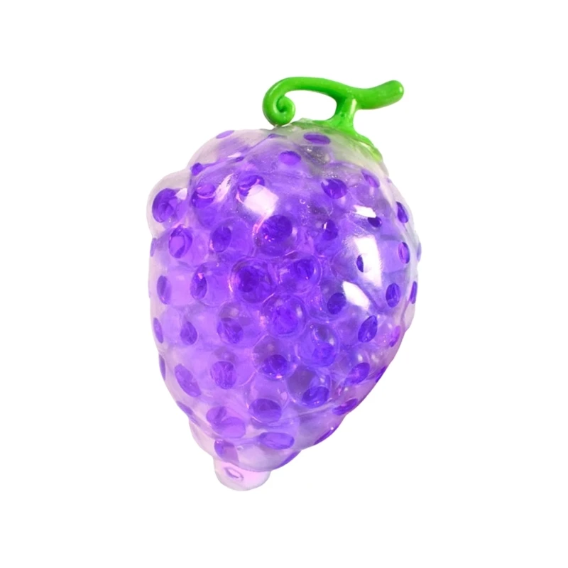 カラフルなフルーツストレスボール子供と大人のための手運動家庭や旅行のための高弾性