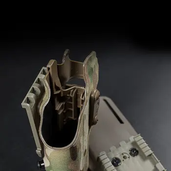 Taktické univerzální rychloupínací pouzdro na zbraň s rychloupínacím mechanismem pro Glock 17 s airsoftovou svítilnou X300 X300U 8 nejlepší prodej Držák puškohledu Henry 17 HMR - №8