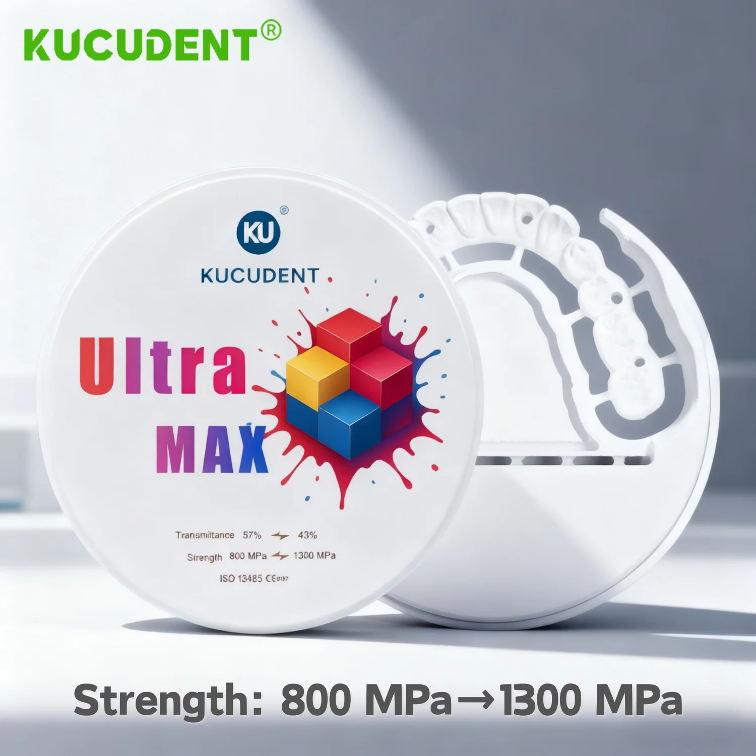 

Dental Zirconia Block Pro Master Multilayer Design for Enhanced Durability CAD/CAM Open System (98mm) Lab Zirconia Disk Disc