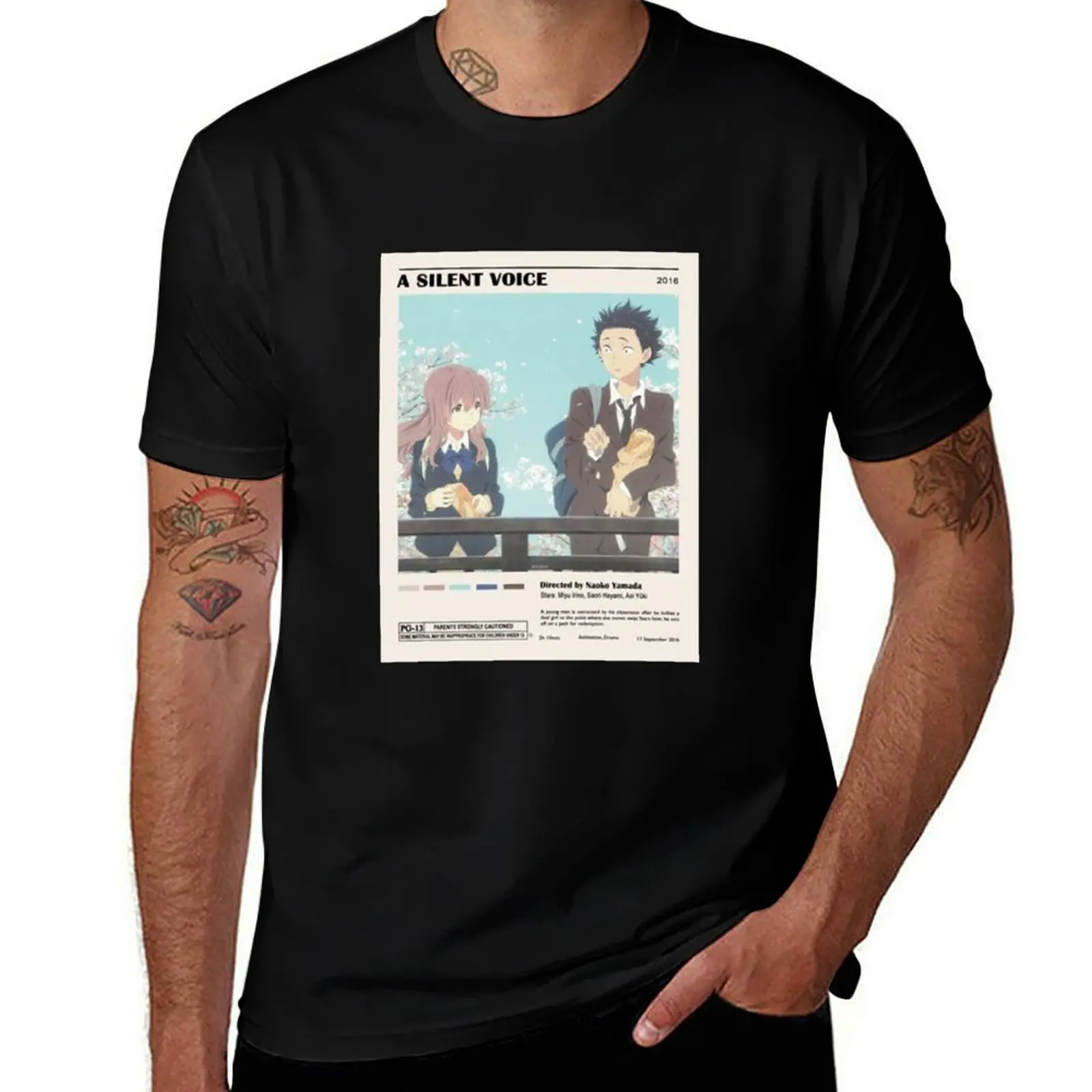 

Anime Poster T-Shirt vintage t shirts luxury t-shirt anime stuff heavy weight t shirts for men