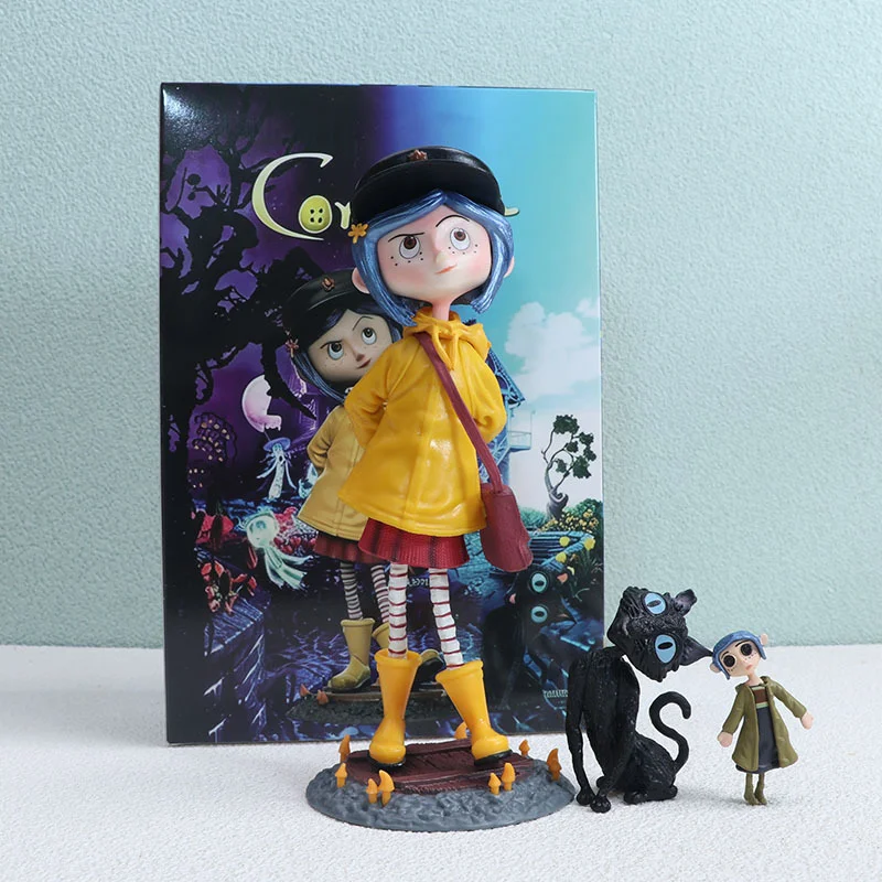 Handmade Ghost Mother Caroline Anime Doll Model Ornament Beautiful Girl Standing Posture Toy for Collectors