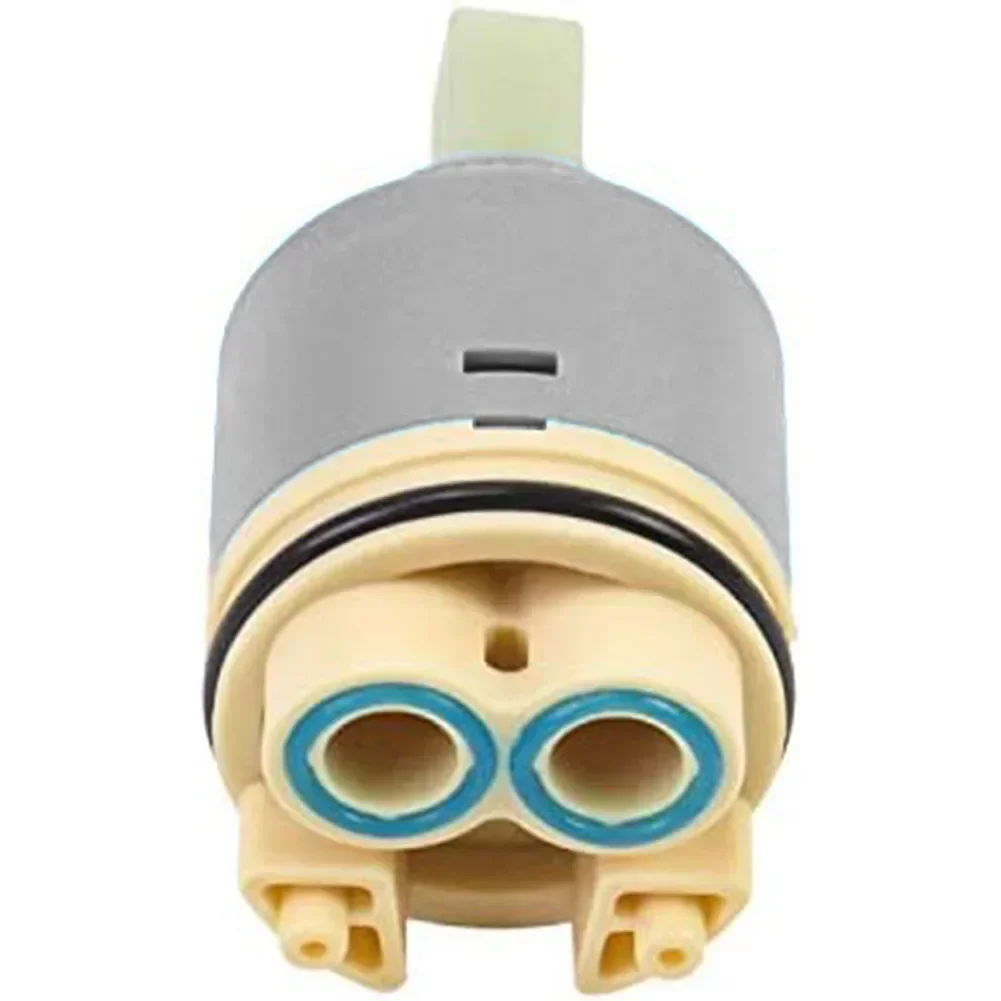 40mm Single Handle Faucet Cartridge Porcelain Disc Valve Replacement For Kitchen & Bathroom Sink Top And Bottom Seal Model 40