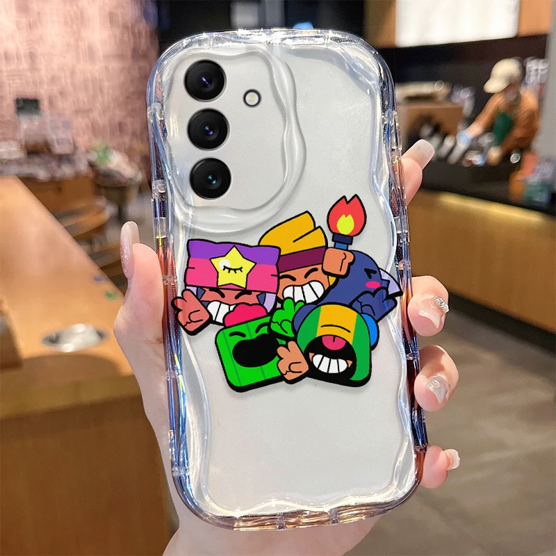 Game B-Brawls Clear Case For Samsung Galaxy A56 A55A A54 A53 A52 A51 A50 A36 A34 A32 A33A A31 A30 A26 A24 A23 A14 A13 A04 Cover