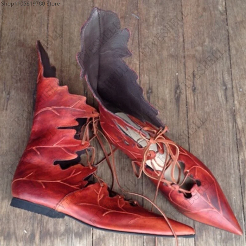 Party Games Alice In Wonderland - Chaussures médiévales rétro gothiques pour femmes,