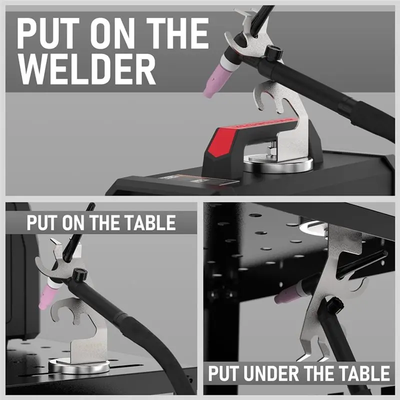 ABGG-Magnetic For TIG Torch Holder Welding Torch Support Stand With Magnet Base Stable Metal Placement