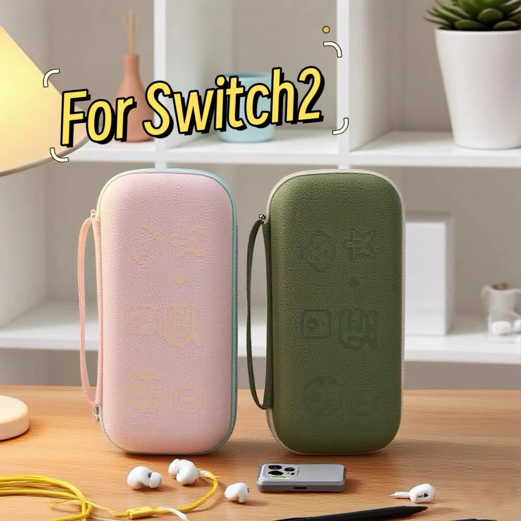 

Сумка для хранения Switch 2. — устойчивая к царапинам футляр для хранения игровых картриджей на флисовой подкладке.