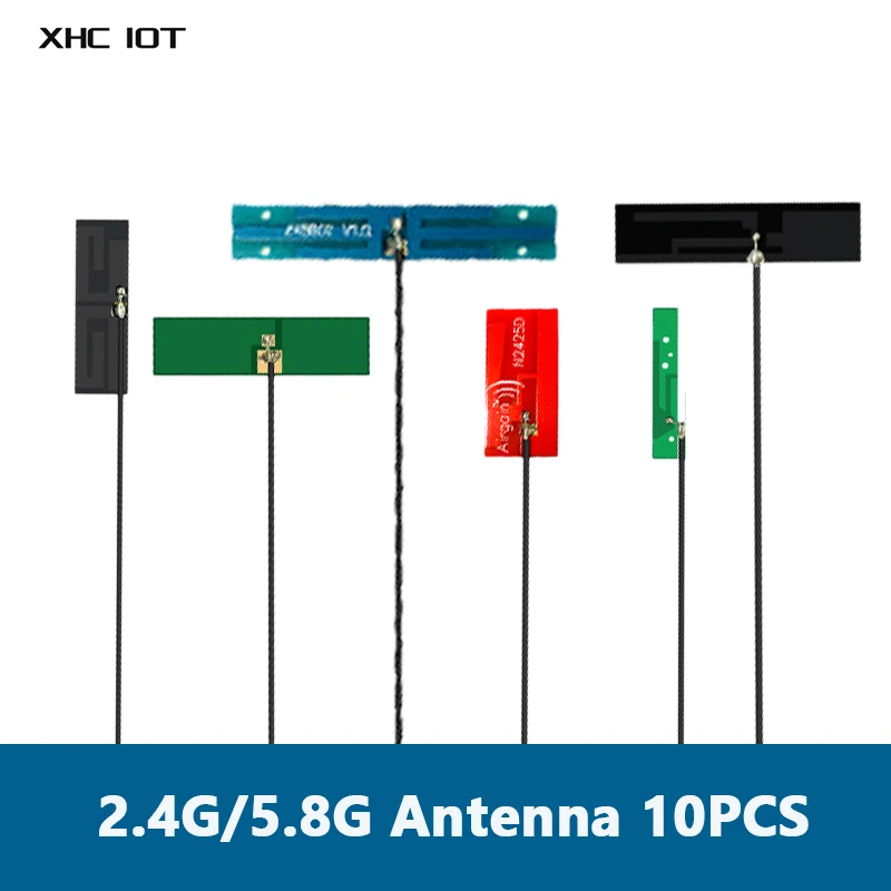 

10PCS/Lot 2.4G 5.8G XHCIOT PCB Antenna FPC Antenna IPX Small Size Flexible and Bendable Build-in Antenna 2.4G Antenna Series