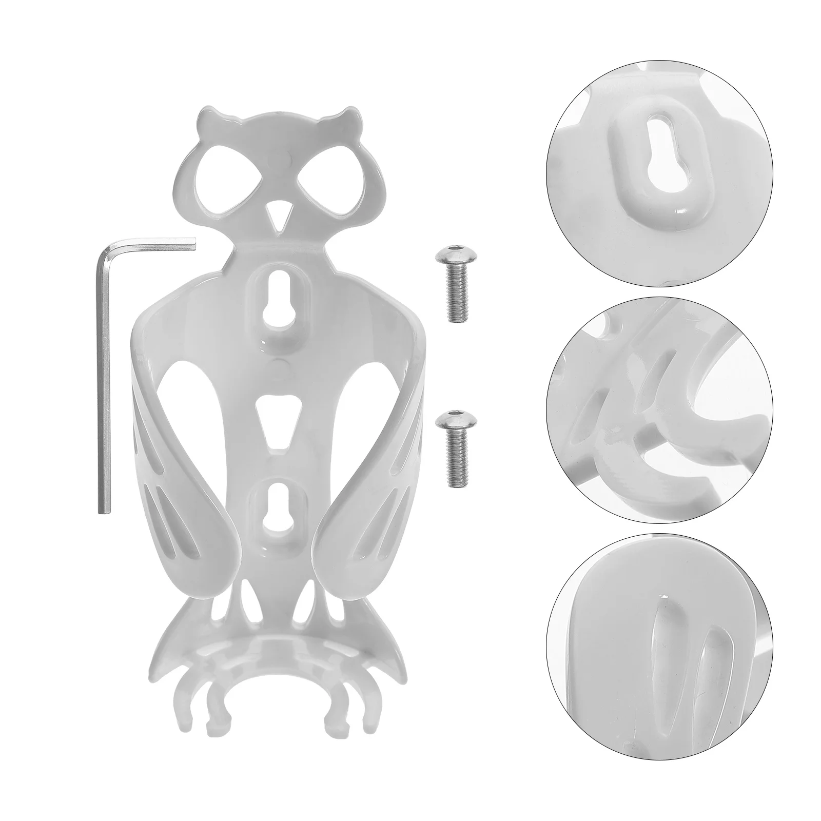 

1 set 1 Set Bike Bottle Cage Durable Bicycle Cup Holder For Outdoor Riding Smooth Curve Design Water Bottle Holder Bike Mount