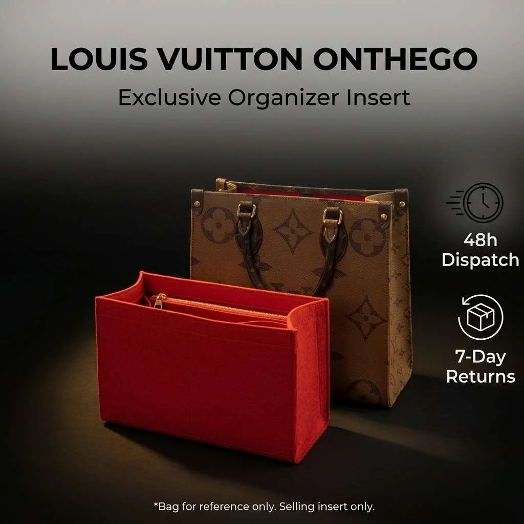 

Insert Handbag Shaper Inner Divider Felt Purse Organizer Makeup Travel Storage Pouch for Large Square Tote Bags Accessories