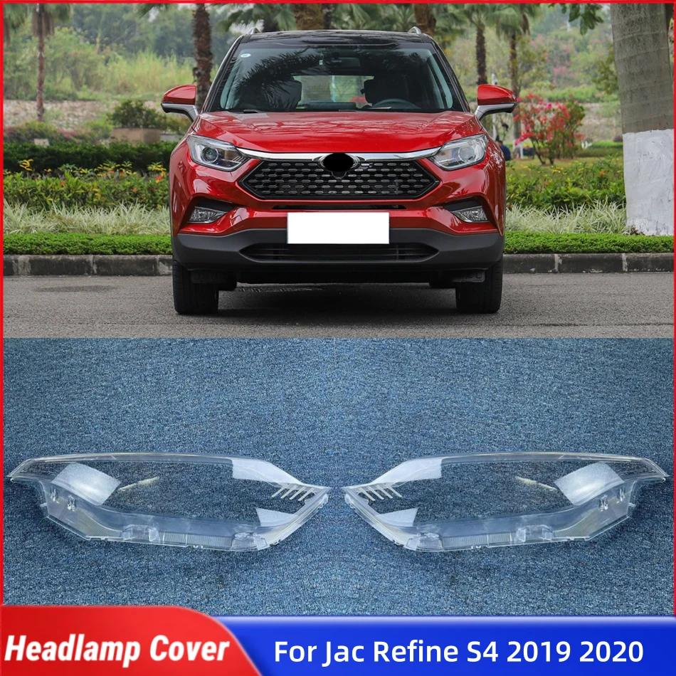 

For Jac Refine S4 2019 2020 Vehicle Accessories Lampshade Caps Headlight Shell Lens Car Front Headlight Lens Cover Lights Shell