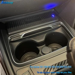Cargador inalámbrico de teléfono para bmw Serie 3, 4, f31, f30, f32, f33, f34, f36, f33, f35, m4, f82, panel de carga rápida, accesorios
