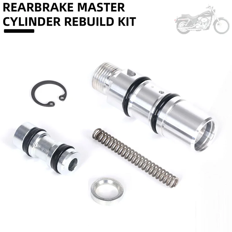 【Price Drop !!】For -Davidson Softail FXR 1987-00 Dyna 1991-17 42382-87 Motorcycle Rear Brake Master Cylinder Rebuild Kit 1