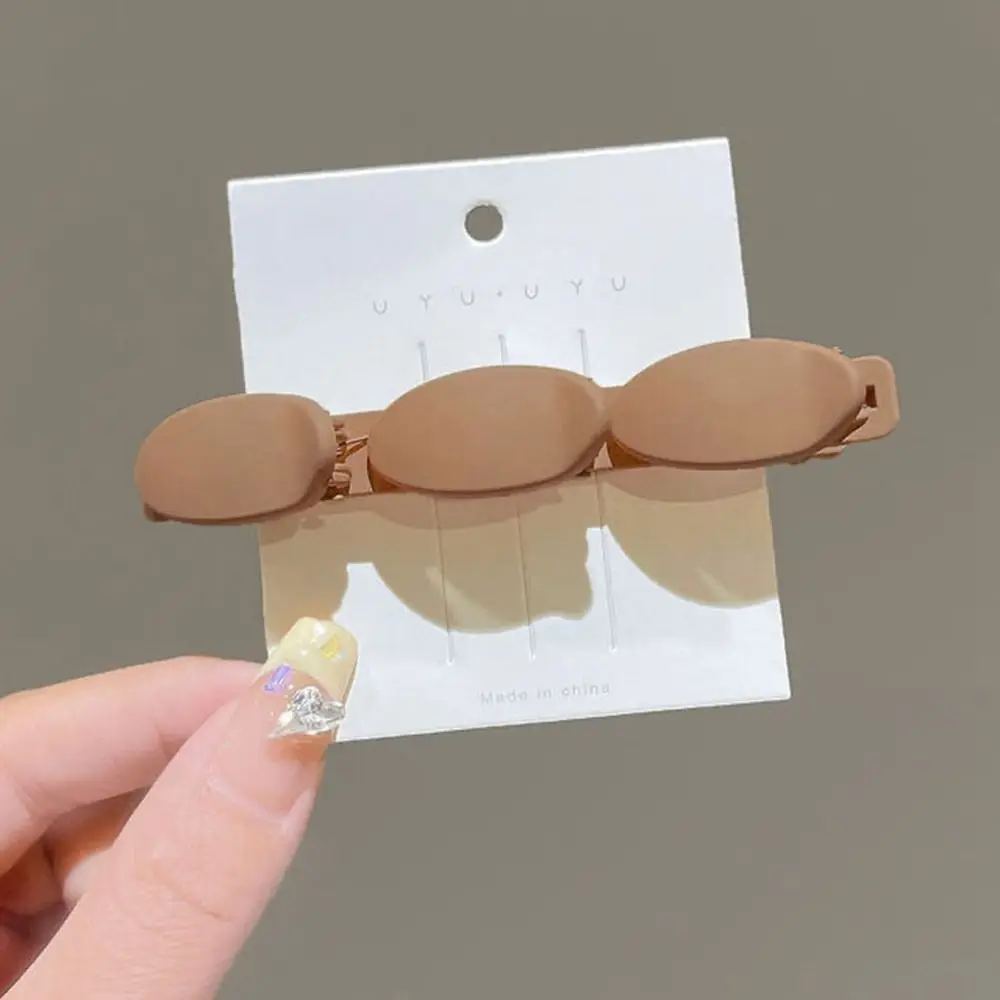 

Simple Side Barrettes Braided Hair Clip Korean Style Hairpin Duckbill Clip Headwear Plastic Bangs Clip Female/Girls
