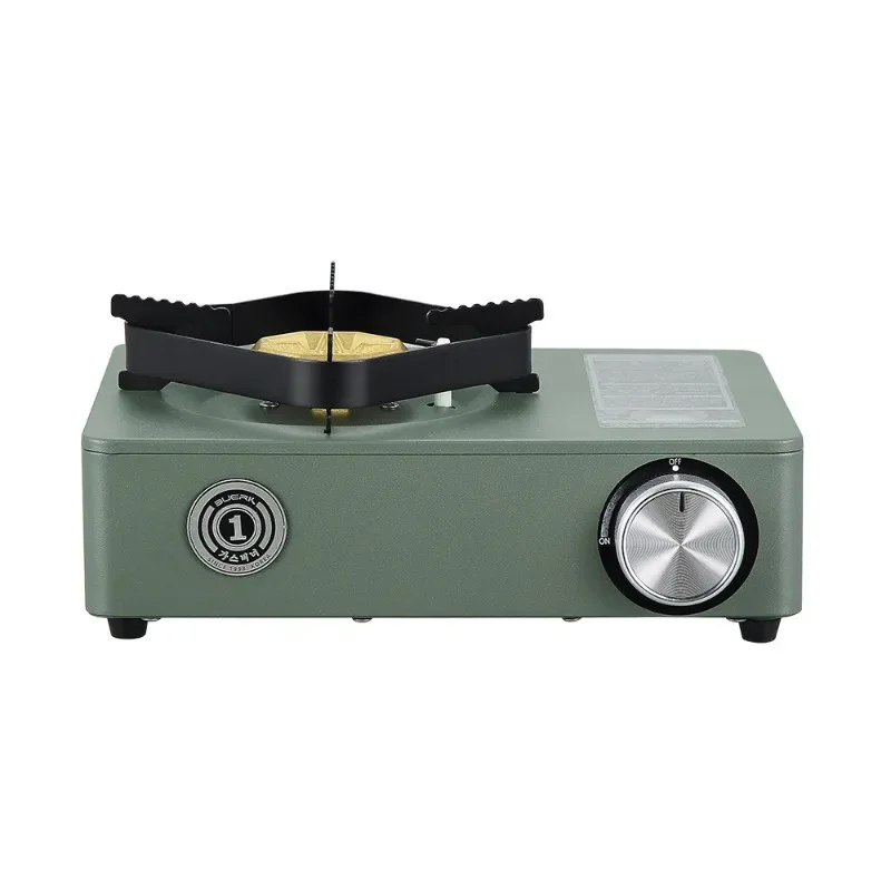 Mini Portable Camping Outdoor Cassette Stove Fierce Fire Gas Stove Integrated Cassette Magnetic Fire Boiler Stove Camp Equipment