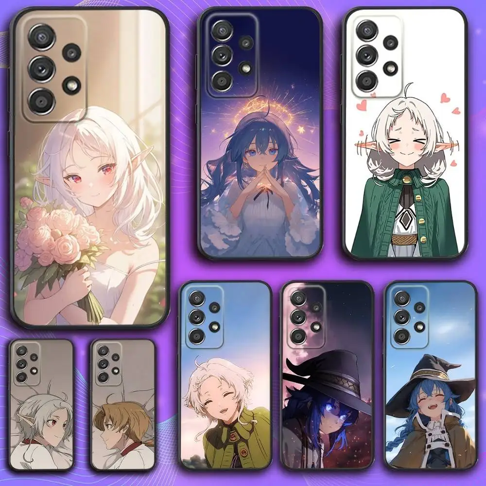 

M-Mushoku Anime Tensei Phone Case For Samsung S 25,24,23,22,30,21,10,9,Ultra,Plus,Lite,FE,4,5 G Soft Black Case