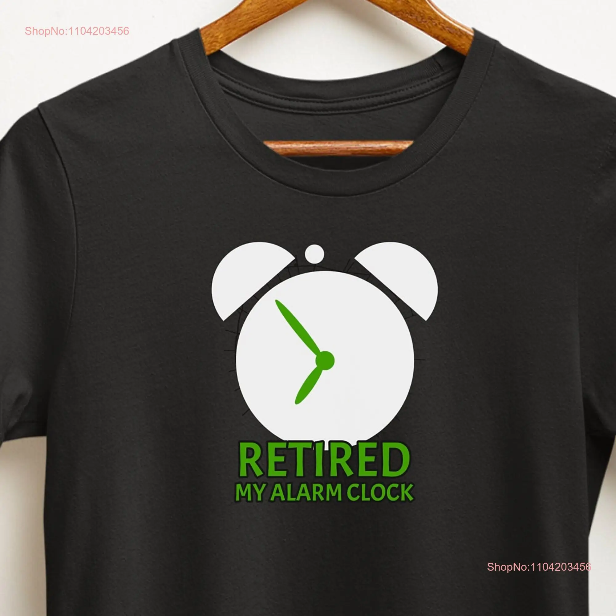 Retired Alarm Clock T Shirt Humorous Retiree Celebrate Freedom from the Retirement Party Coworker Apparel