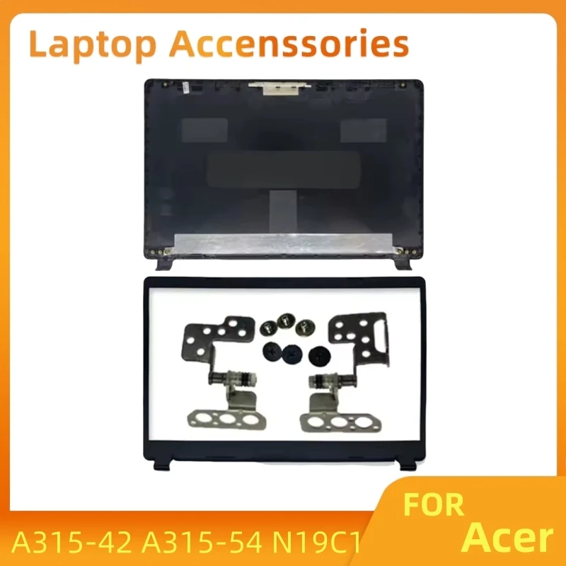 Nouveau pour Aspire 3 A315-54 A315-42 A315-54K A315-56 N19C1 EX215-51/52 boîtier supérieur LCD couverture arrière charnières de lunette avant couvercle inférieur supérieur