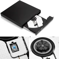 External Slim USB 2.0 DVD Combo DVD ROM Player Plug and Play CD - RW Burner Writer For Macbook Laptop Desktop PC