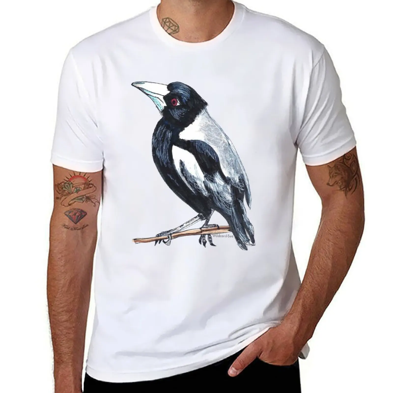 

Maggie the Magpie T-Shirt funny t shirts cotton essential t shirt T-Shirt
