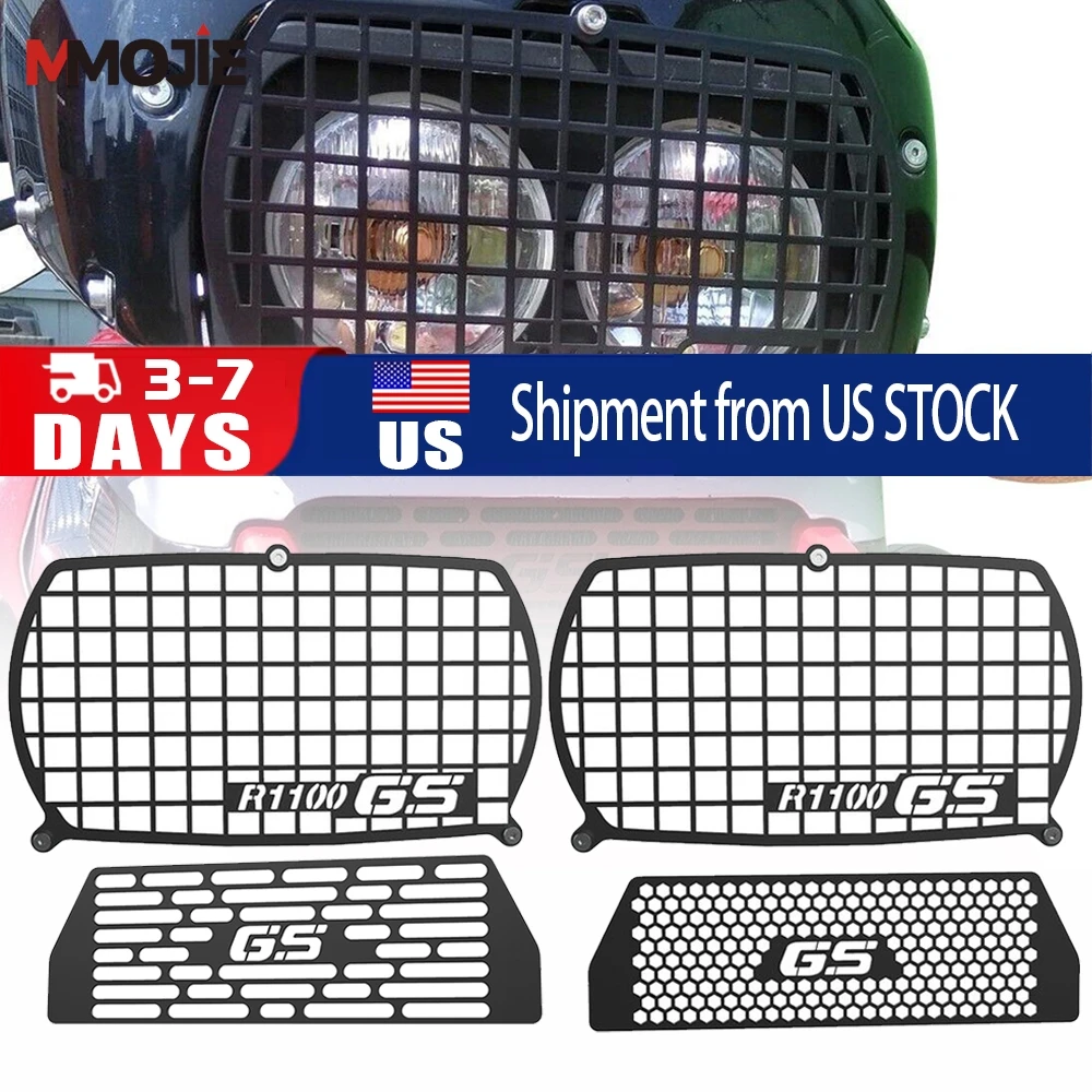 

Motorcycle For BMW R1100GS 1994 1995 1996 1997 1998 1999 R 1100 GS Headlight Guard Grill & Radiator Cooler Protective Grille Set