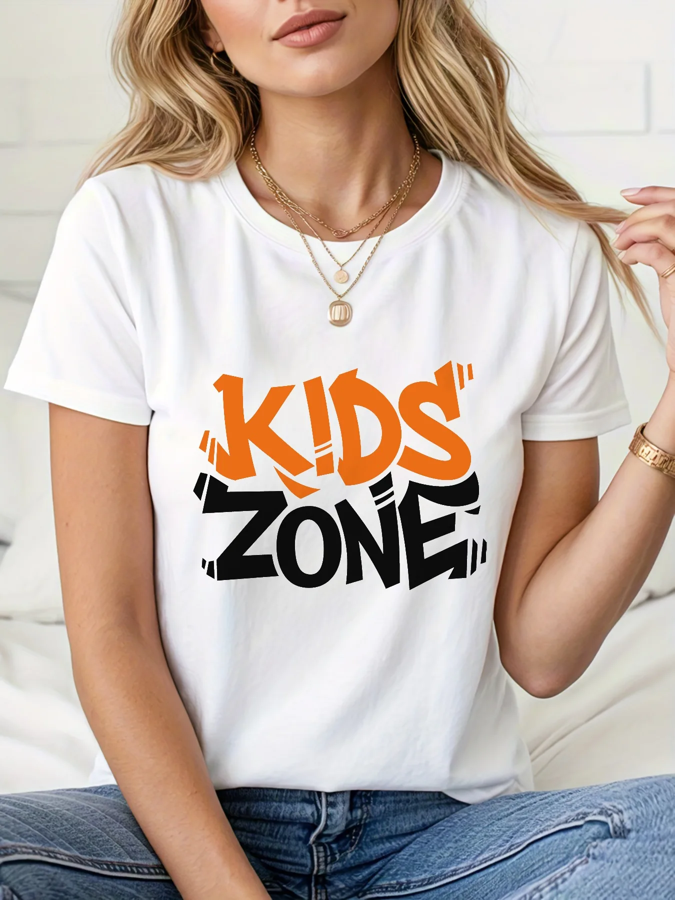 

Vintage Print Women Tshirts Street Breathable Comfortable Short Sleeve Fashion Personality Top Loose cotton Sports Tshirt Female